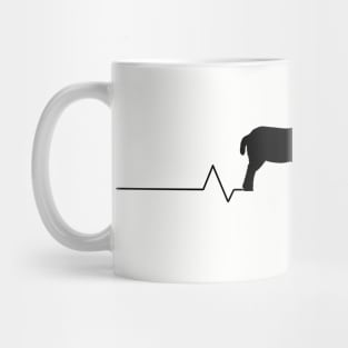 Black Sheep heartbeat Mug